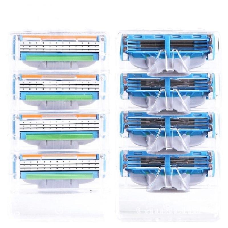 Ручка с 4-мя лезвиями в наборе для бритья