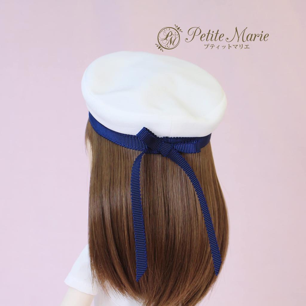 MDD DD совместимый морской берет морской вид белый дюймы 40см 60см кукла BJD кукольная одежда [Petite Marie] 1/3 (Совместимость с DDH-01~10) 9~10 [Маленькая Мари]