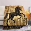 Ancient Egyptian mural animal Print Flannel Blanket,High quality Comfortable for All Seasons,Home Decor,Warmth and Comfort,Perfect for Christmas Gifts