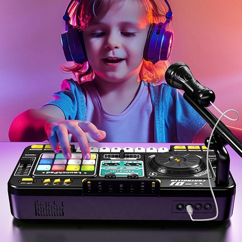 Детская музыкальная игрушка Симулятор DJ-микшера Контроллер Многофункциональный электронный орган DJ-плеер Развлекательная игрушка Подарки на Рождество