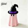 Flexible Silicone Can Cover Halloween Witch Hat Ghost Holder Spooky Insulated Sleeve for Standard Holiday Drinkware Essentials Soda Beers,