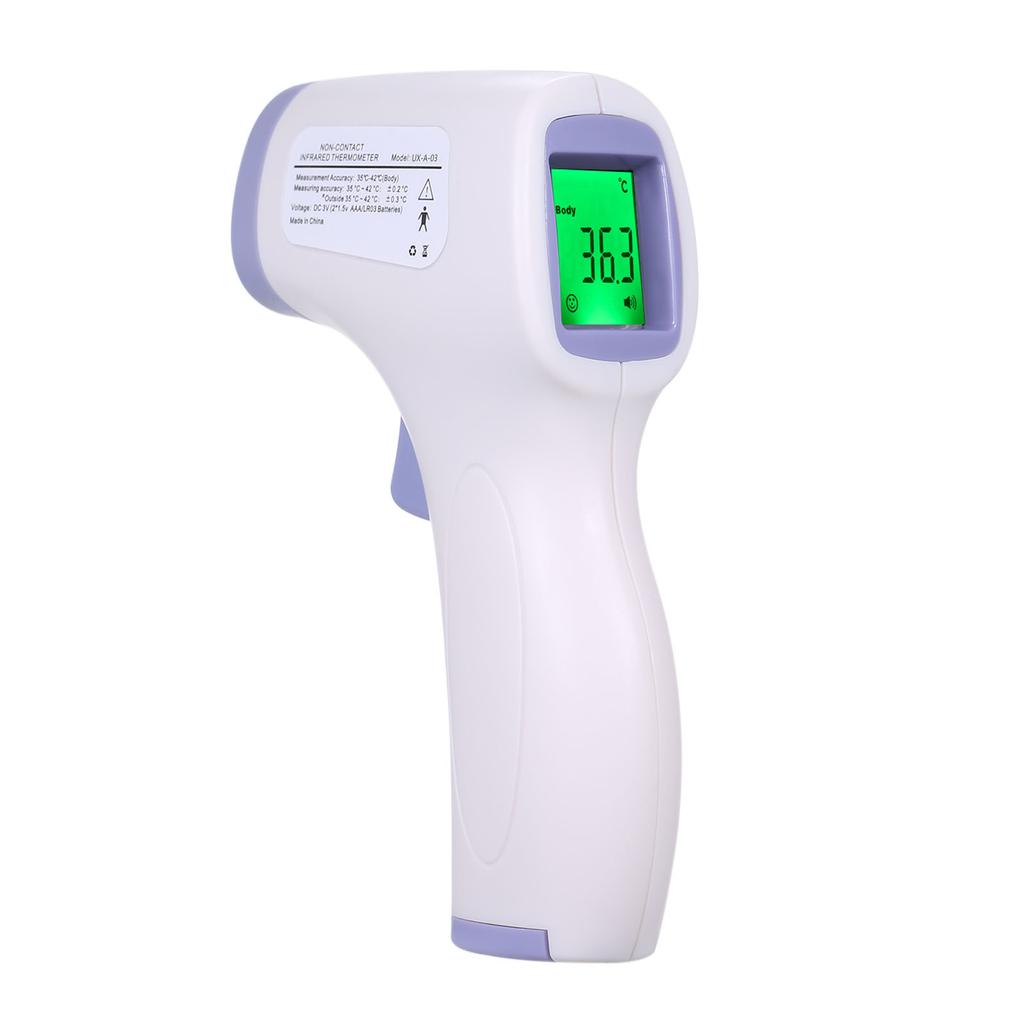 Бесконтактный ИК-инфракрасный термометр для измерения температуры лба, ЖК-дисплей, три цвета, подсветка