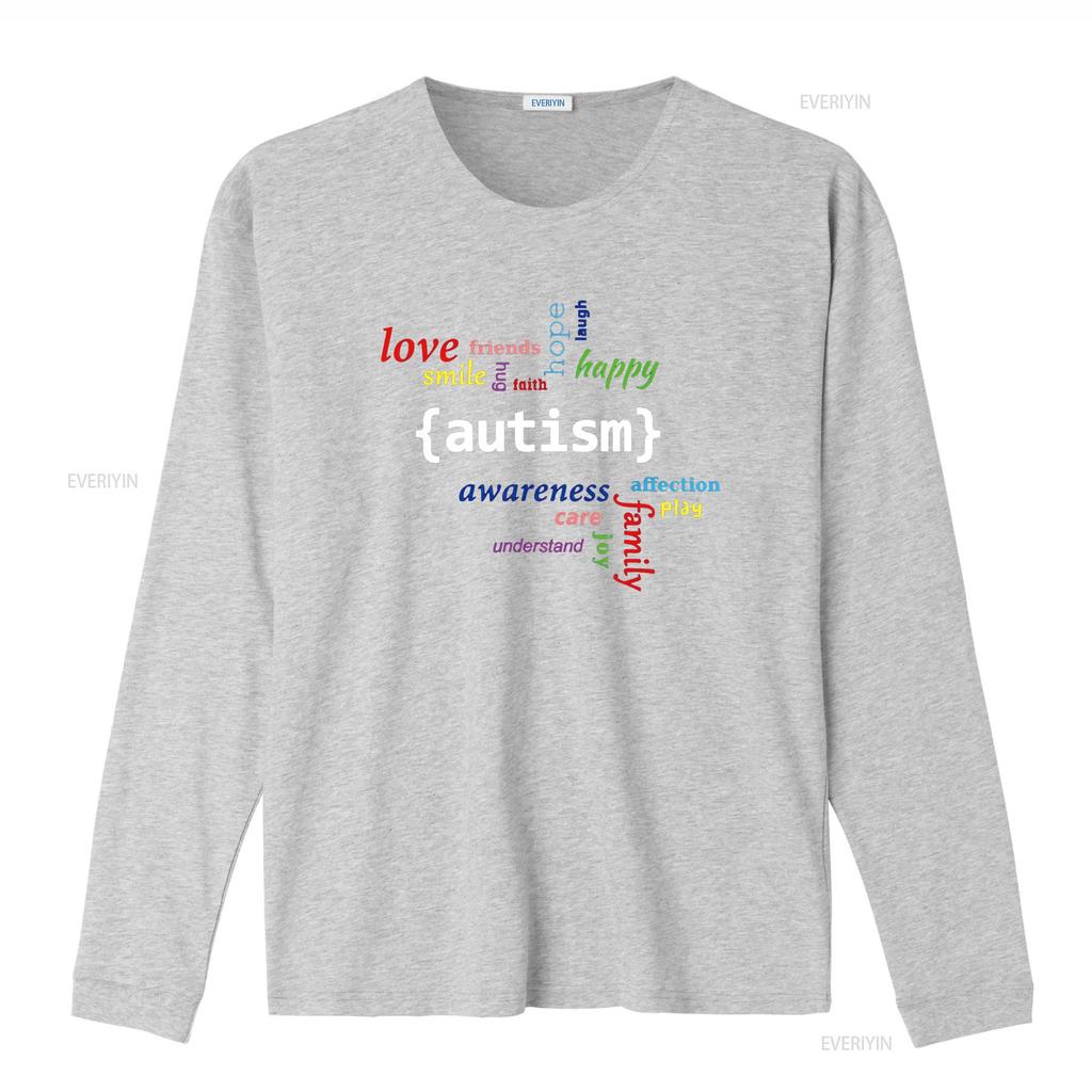 Autism T Shirt Awareness for Kids vintage Washed Breathable Unisex Stretched fashion Slightly Comfortable Casual streetwear