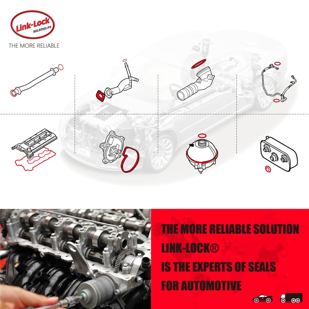 LINK-LOCK Level Sensor Gasket Seal Ring for 12617604790 1261869944 BMW N20 B48