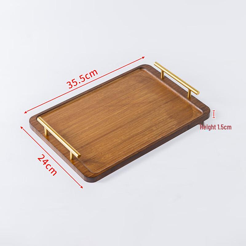New Chinese Style Wooden Rectangular Tea Tray