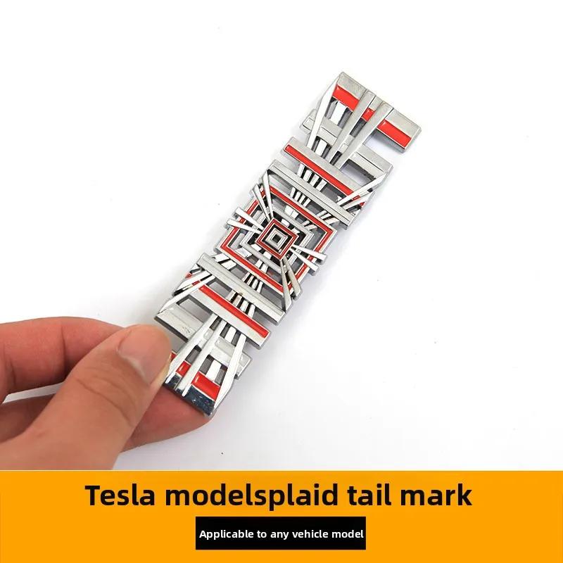 Автомобильная наклейка Горячая 2025 Для Tesla Model 3 Y Juniper Highland S X Высокопроизводительные Аксессуары Металлические Буквы Инструменты Модификация Автомобиля A