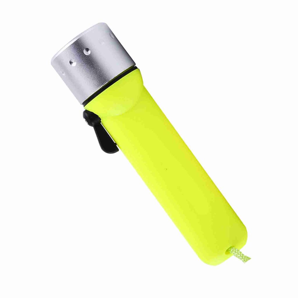 180LM светодиодный водонепроницаемый фонарь для дайвинга флуоресцентный зеленый подводный фонарь с ремешком на руку