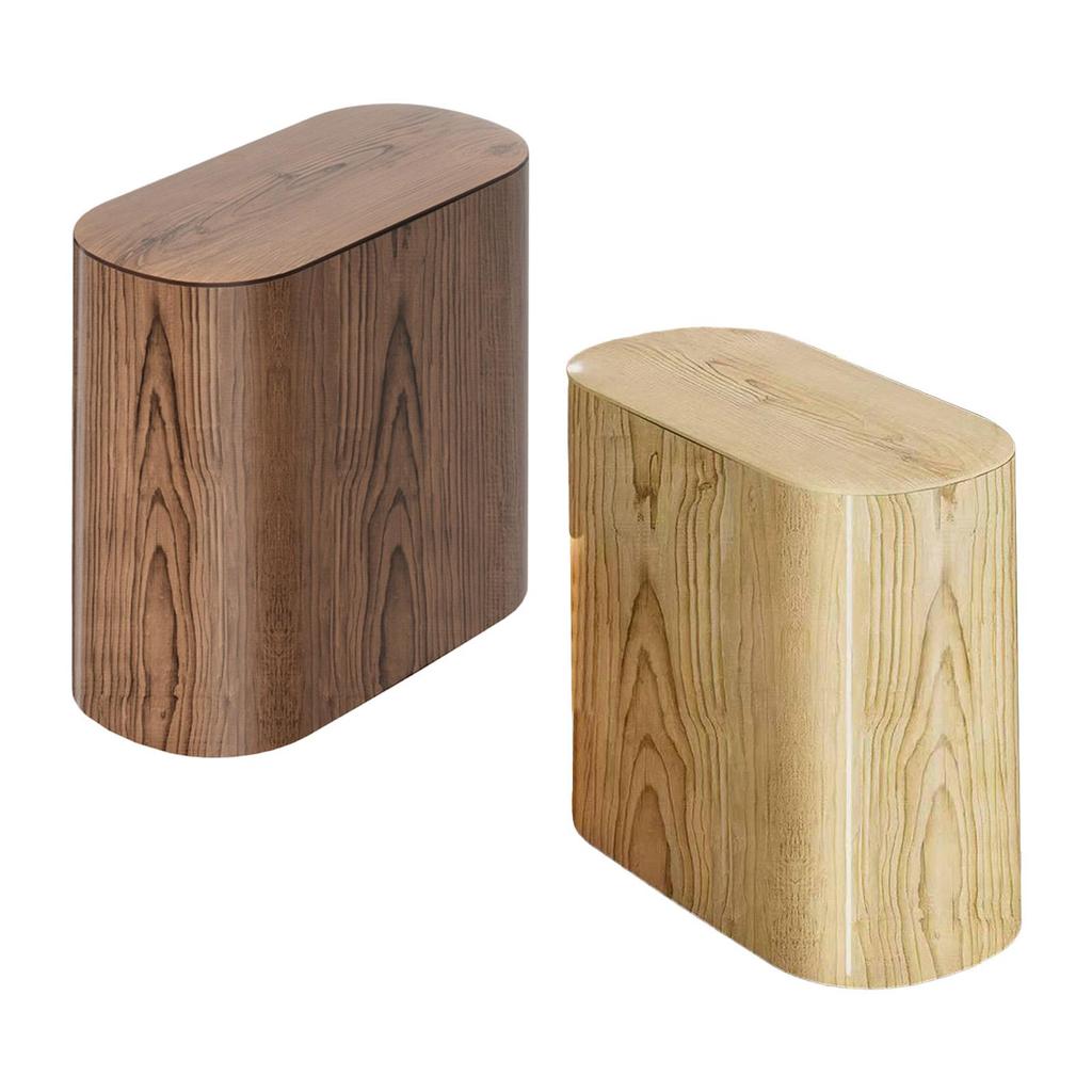 Trash Can Thin Waste Can Storage Bucket with Press Top Lid Wastebasket Waste Bin for Study Room Dorm Room Kitchen Narrow Spaces