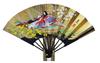 Decorative Folding Fan Blossoms with Folding Fan Boxed <Kyoto Fan> Double-sided Yamabukihime/cherry Stand,