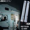 Car Interior Reading Light 48/72 LED White Strip Lights Bar 12V-80V Van Truck Caravan RV 1PC