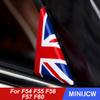 2pcs Door Window Corner A-pillar Decor Stickers Trim Shell Cover For Mini Cooper S JCW One F54 F55 F56 F57 F60 Car