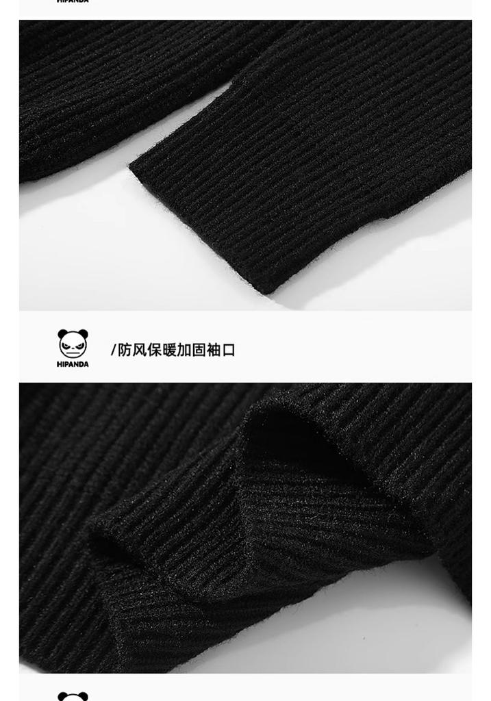 Simple basic lazy style stand up collar cardigan sweater autumn new knitwear