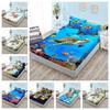 Ocean World Turtle Fitted Sheet Bed Mattress Protector Fashion Bedding Elastic Bed Sheets Kids Twin Full Queen King Bed Cover