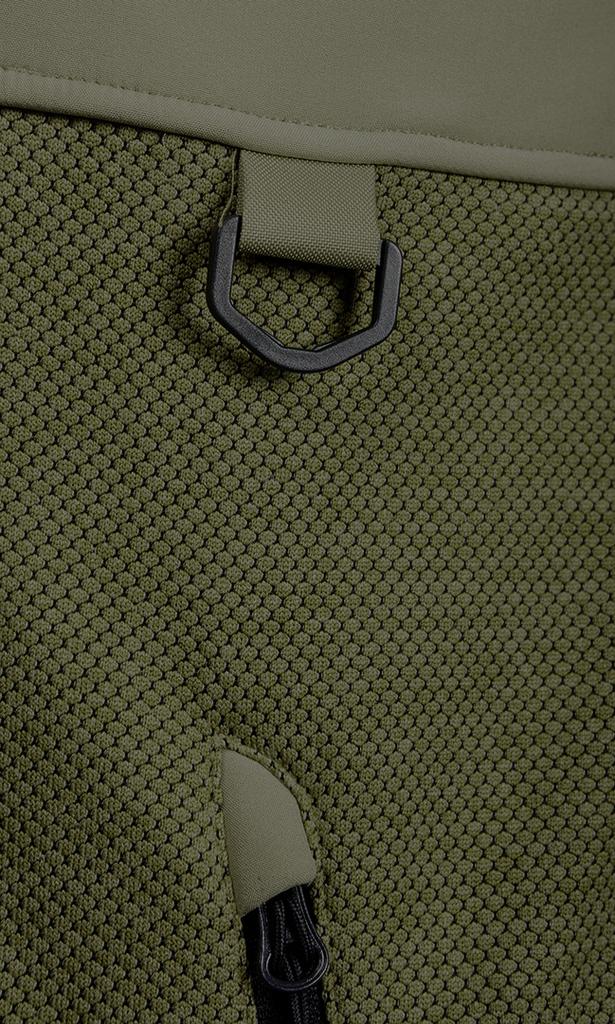 OUTDOOR softshell sweatshirt, green, size M