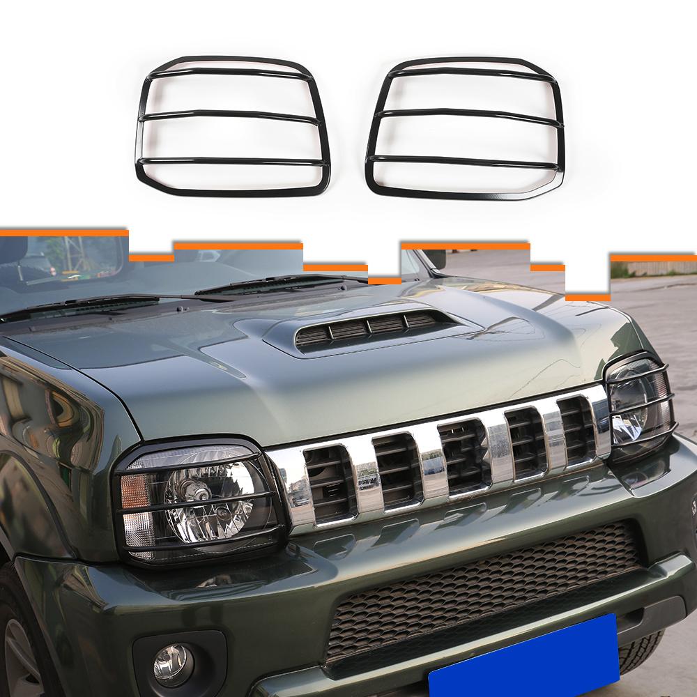 Car Front Headlight Cover Decoration Head Lampshade Guard for Suzuki Jimny 2007-2017 Car Exterior Accessories