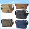 Large Capacity Canvas Shoulder Bag For Men Street Style Durable Material Travel Companion