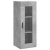 Highboard Concrete Grey 34.5 x 34 x 180 cm Particleboard