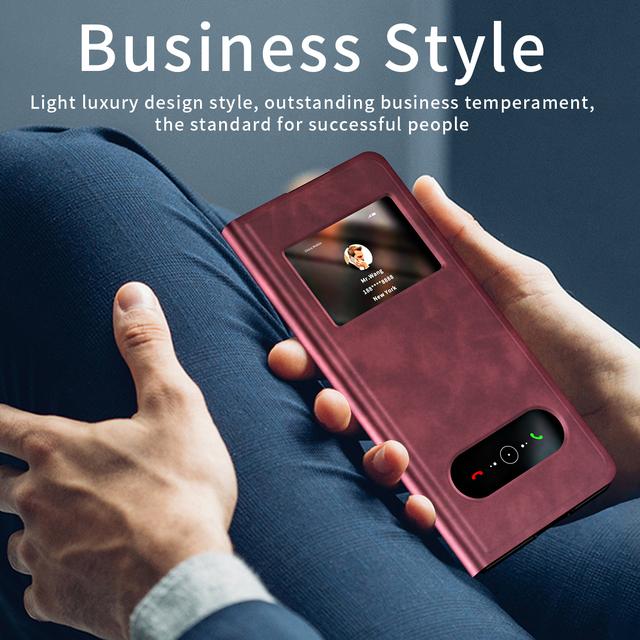 Anti -Scratch Fashion Full Body Leather Case For Samsung Galaxy Z Fold 4 5g Fold4 Fold3 Fold2 Fold 2 3 Zfold4 Fold4 Phone Cases