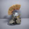 Roman Centurion Helmet Engraved Steel Gallic Roman Design Historical Armor Gift for Him Unique Collectible
