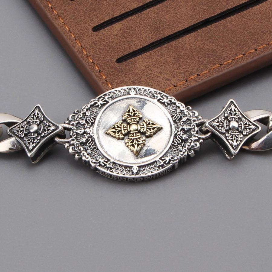 Новые украшения в стиле ретро-корт могут превратить браслет со знаками зодиака в властную широкую версию модной мужской средней моды