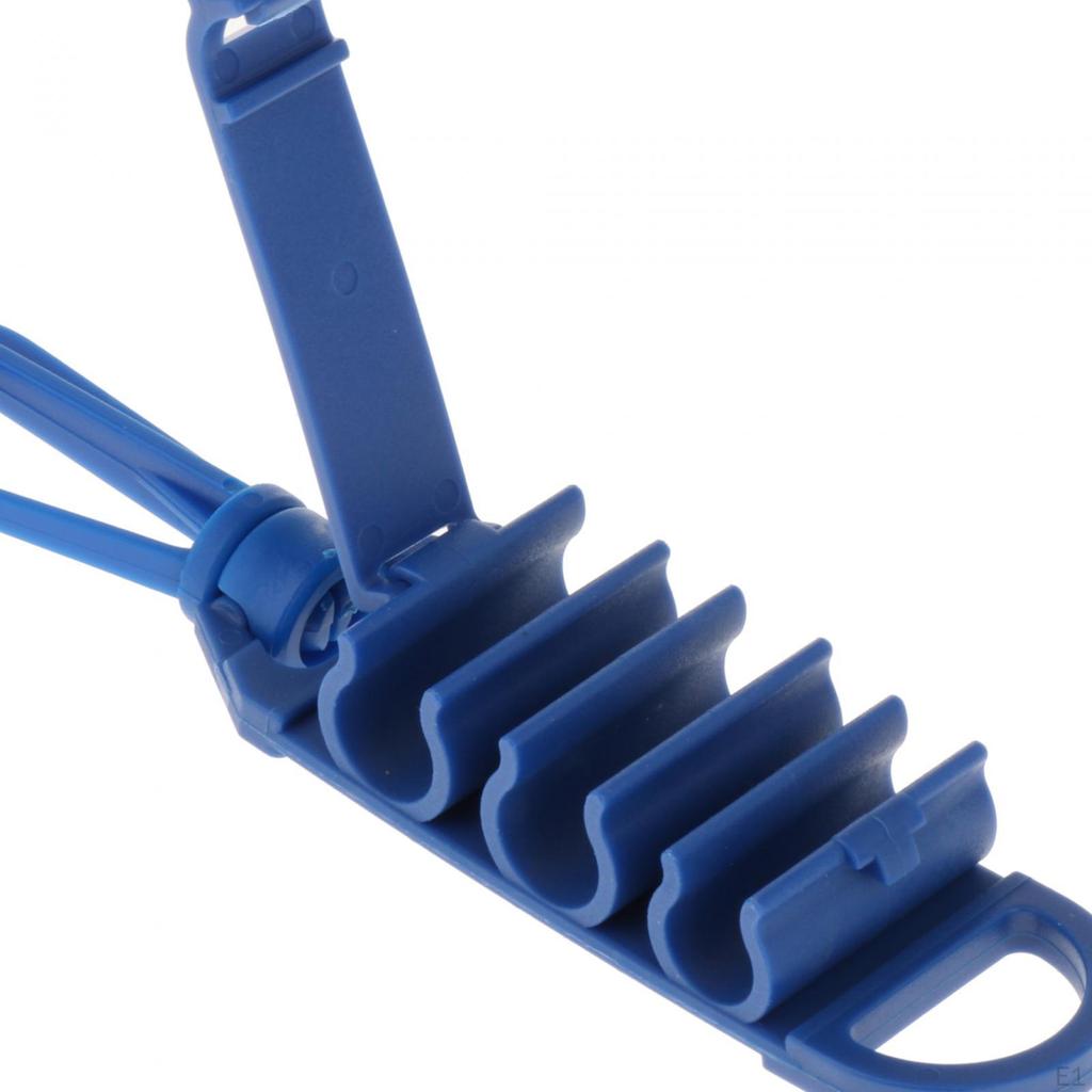 Scuba Hose Clip Triple BCD Dive Holder Durable with Snap Hook Buckle Diving