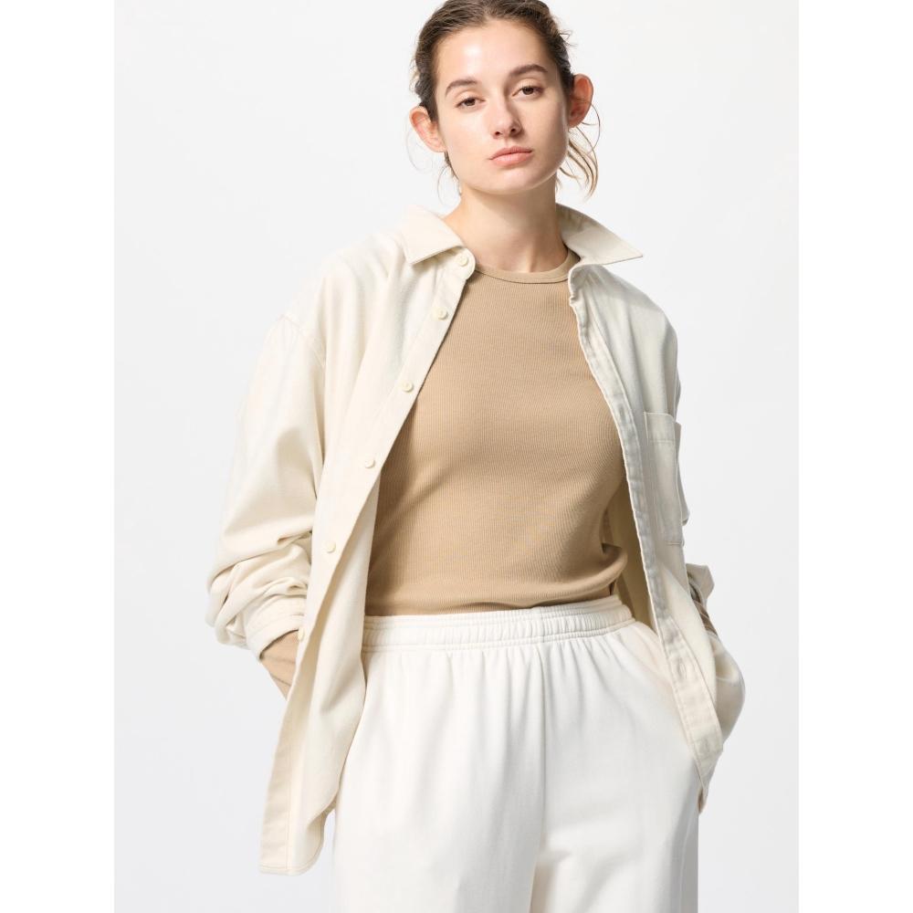 Uniqlo Футболка с круглым вырезом Japan SofT Rib