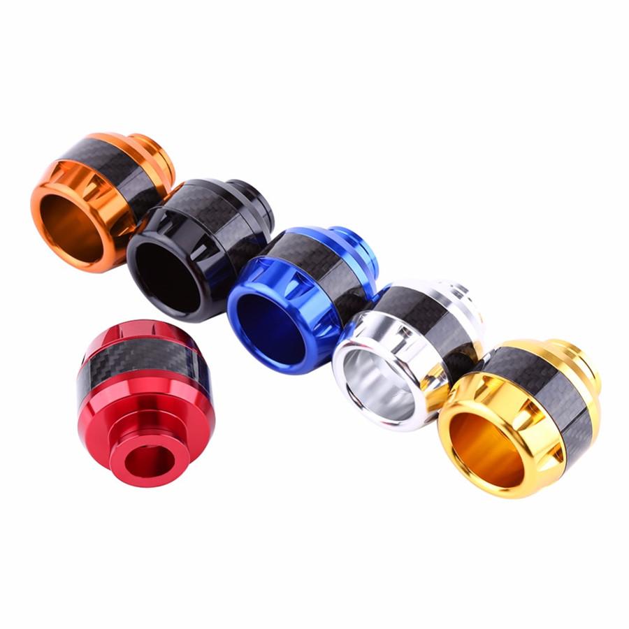 1 шт. Красные и из углеволокна Мотоциклетные Слайдеры Рамы Передней Вилки Защита от Падений Мо