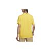 Nike Футболка с круглым вырезом с вышитым логотипом Мужские топы Желтый AR4999-709