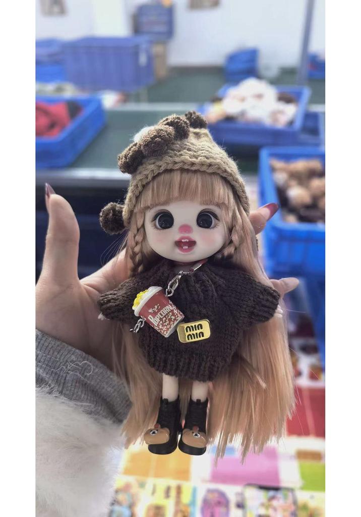 Loli Fen Модный Телефонный Брелок-Игрушка Силиконовая Кукла-Переодевашка - Милая Девочка Подарок на День Рождения Украшение