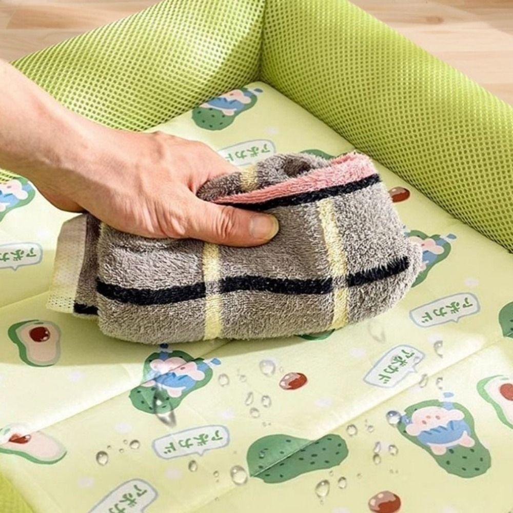 Square Pet Cooling Mat Breathable Dog Cat Beds Pet Supplies Cooling Puppy Bed Indoor/Outdoor