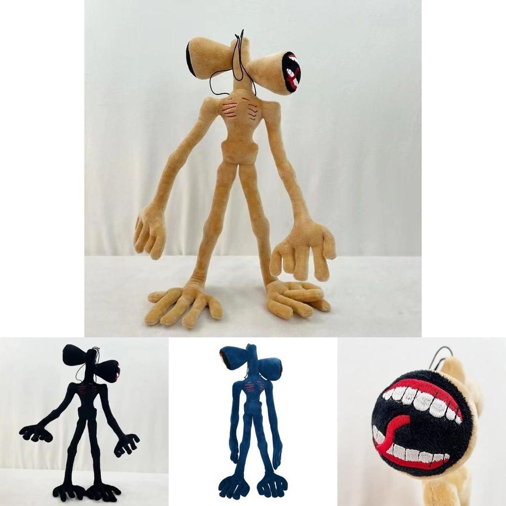 Плюшевая игрушка Голова Сирены 21,6 дюйма, мягкая набивная кукла, идеально подходит для фанатов ужасов и коллекционеров