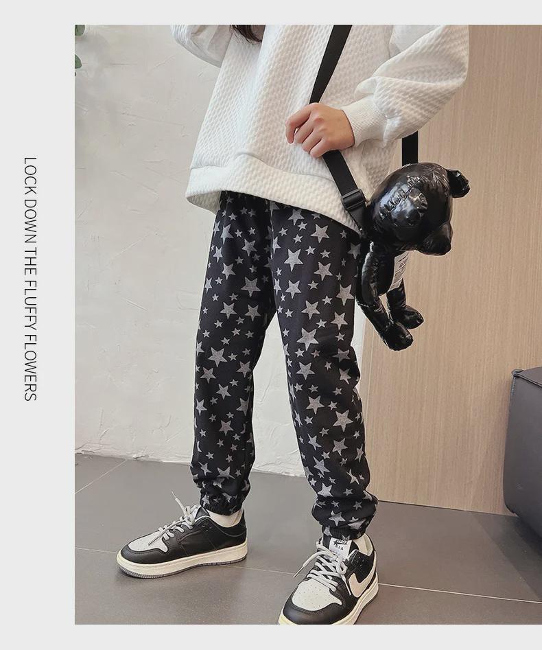 Children's Thick Plush Sweatpants - Warm Autumn/Winter Casual Loose Fit for Boys and Girls