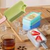 Силиконовая форма для мороженого на палочке с палочками, многоразовый аппарат для приготовления мороженого пищевого качества с крышкой, форма для домашнего летнего мороженого для морозильной камеры, для кухни