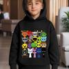 Новая детская толстовка с мультяшным принтом Sprunki, игровые толстовки Incredibox, одежда для мальчиков, худи для девочек, пуловер с капюшоном, весенние детские топы с длинным рукавом