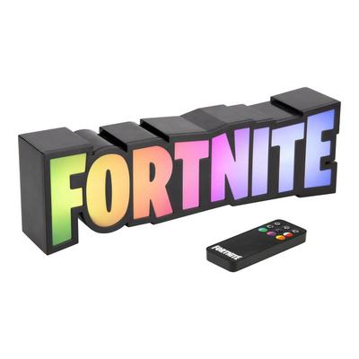 Игровая лампа Fortnite с RGB-подсветкой и пультом дистанционного управления, Официально лицензированный игровой светильник, Настенный или настольный дисплей, Питание от USB, Декор для дома для геймера