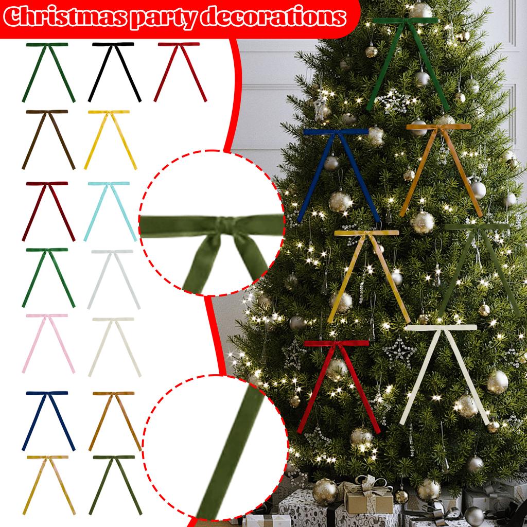 2 шт. Бархатная бабочка Рождественская вечеринка Подвесные аксессуары