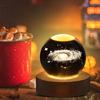 Cosmic Star Night Light 3D Faux Crystal Ball Lamp USB Powered Bedside Starry Sky Lamp Gift for Friends And Family