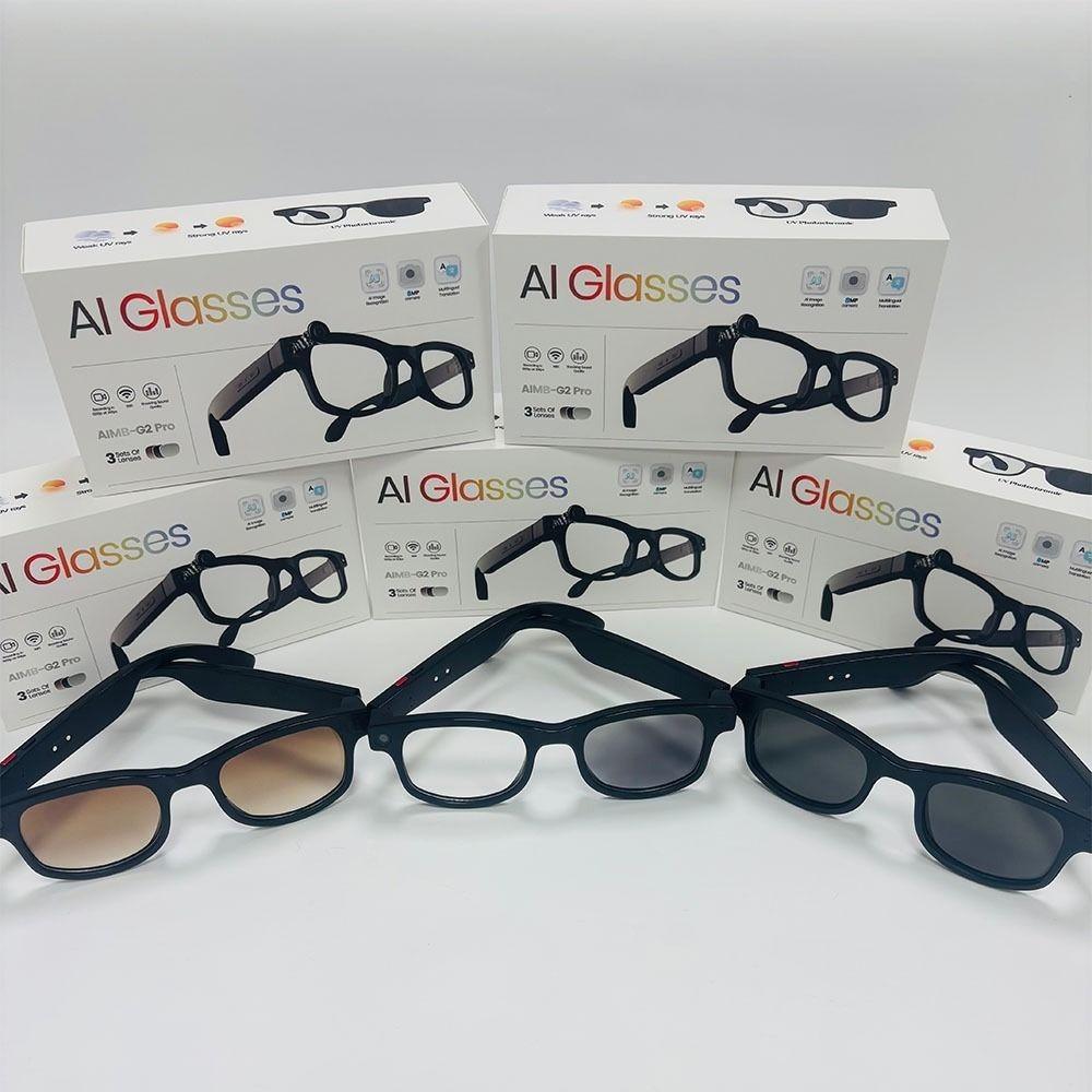 2 in 1 Smart AI Glasses Real-time Translation Intelligent Eye Glasses Listening To Music