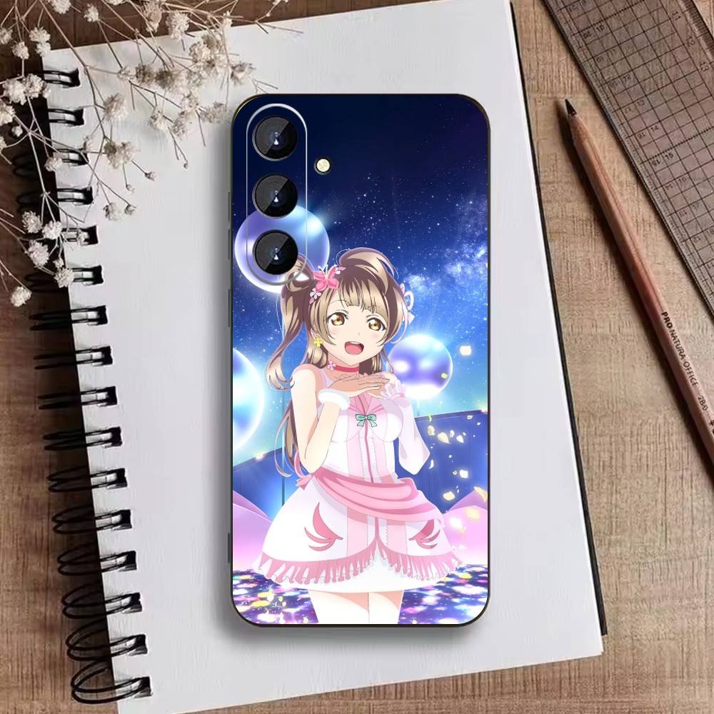 Чехол для телефона L-Love live-Kousaka Honoka Для Samsung Galaxy A73,A72,A71,A70,A52,A51 Другие Мягкий черный чехол