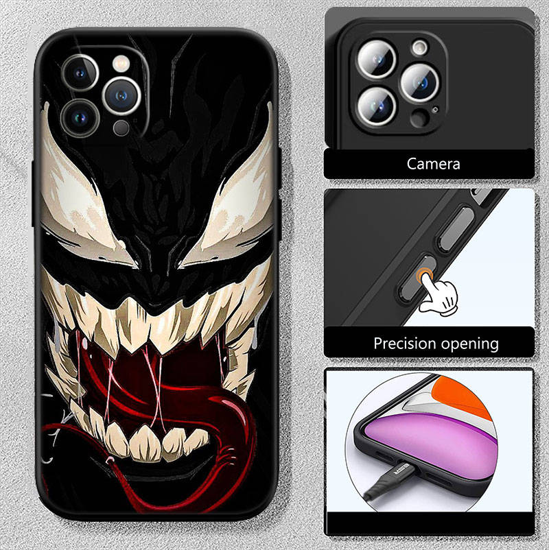 II23 Venom Phone Case for iPhone 6 6s 7 8 11 12 13 14 15 XS Pro Max XR X SE Samsung S20 S21 S22 S23 S24 FE Ultra Plus Lite S21S A55