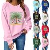 Women  Tops Women's Long Sleeve Sweatshirt Casual Crewneck Loose Fit Pollover Fleece Tops