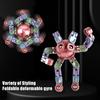 Transformable Fidget Spinner Portable Stress Relief Deformation Mechanical Arm Fingertip Gyro Chain Robot Spinner Sensory Toy