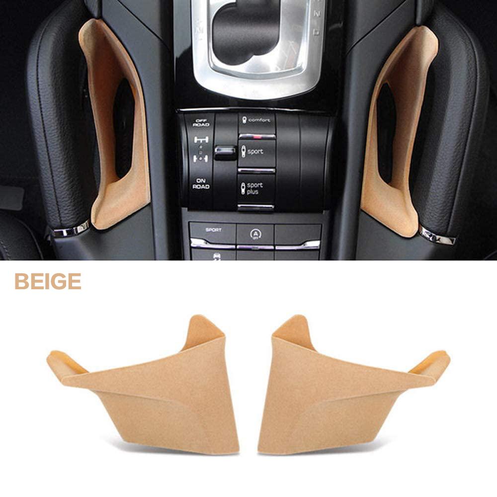 2PCS Car Center Console Seat Crevice Storage Box Bag Interior Decoration Accessories For Porsche Cayenne 958 92A MK2 2011 - 2018