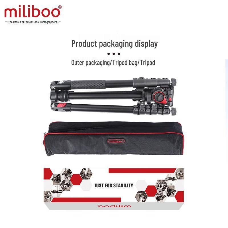 Miliboo MUFA-BK Professional Carbon Fiber Tripod