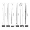 Dental Endoscope & Tool Set: Probes, Tweezers, Tartar Remover for Oral Care