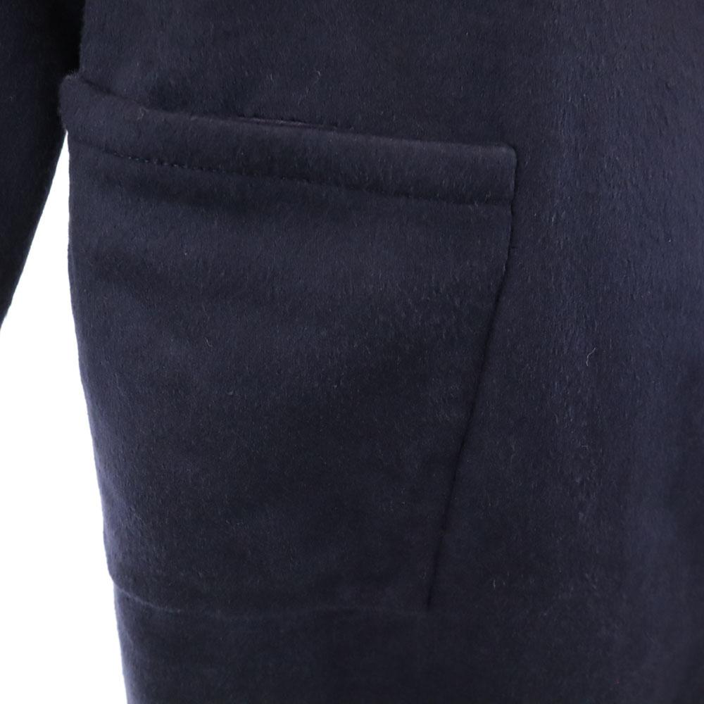 THURIUM Пальто шерстяное двустороннее с эмоцией с длинным рукавом 38 Система темно-синий Женский Б/у