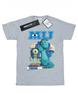 Womens/Ladies Monsters University Poster Cotton Boyfriend T-Shirt