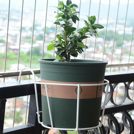 Держатель 5 размеров. Практичный, простой в установке. Подвесной крючок. Подставка для цветочного горшка.