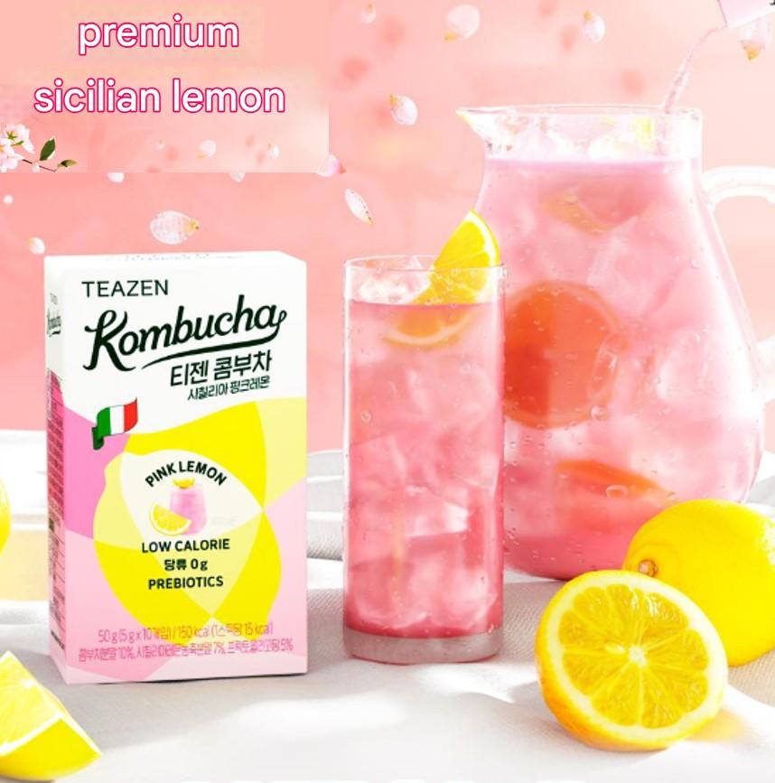 Teazen Teazen Kombucha with Pink Lemon