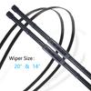 For Renault Twingo 3 III MK3 2015~2023 Front Wiper Blades Cutter Window Windshield Windscreen Brushes Replacement Car